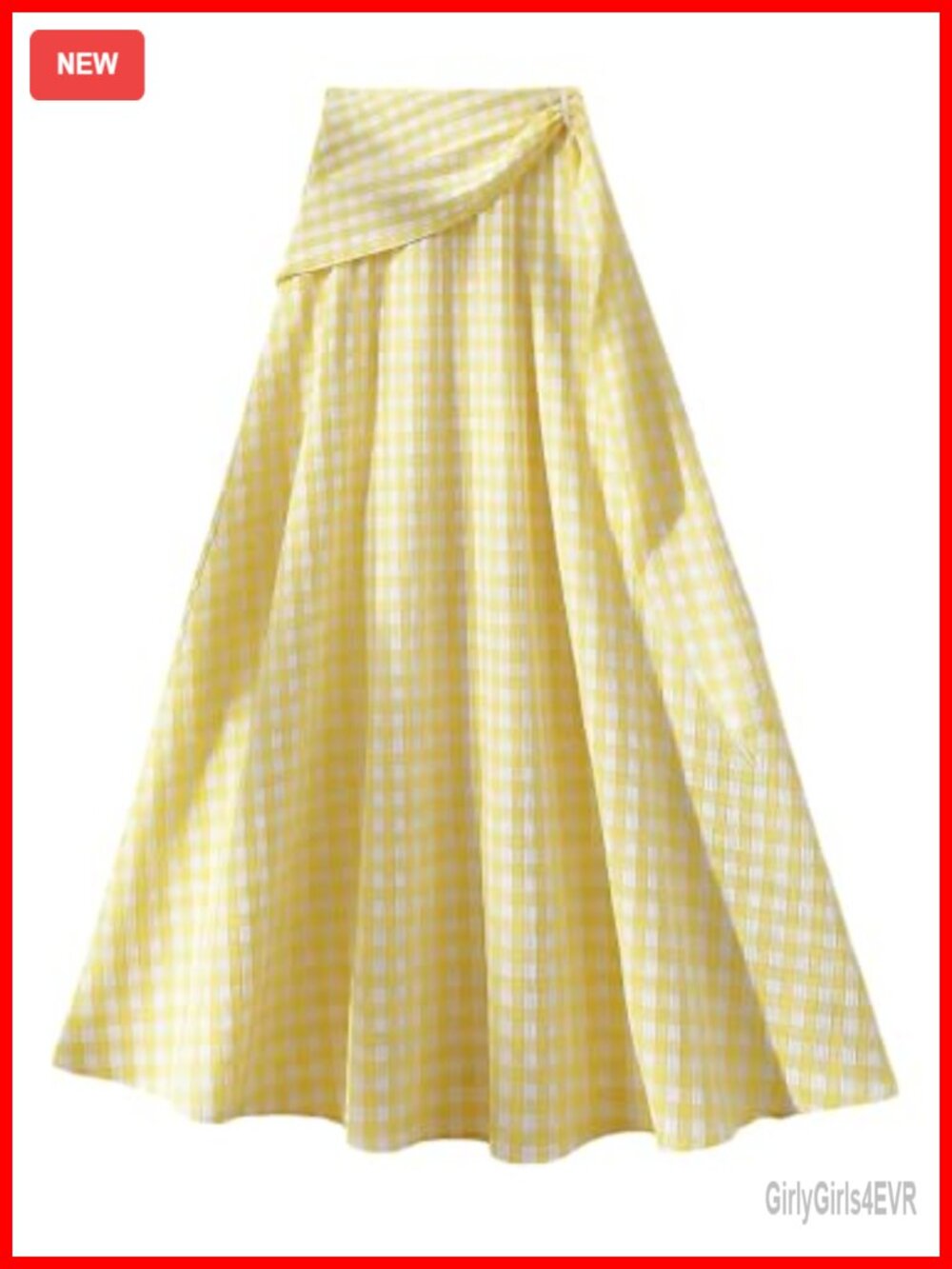 Milumia Plaid Gingham Maxi Skirt A Line Flowy Going Out